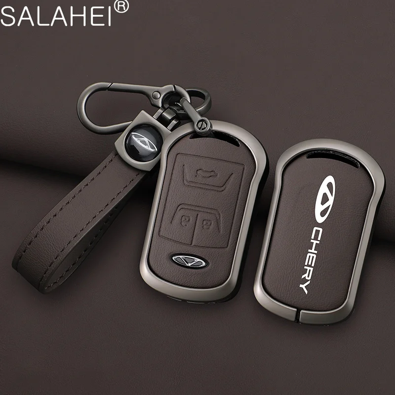 Leather Car Smart Remote Key Case Fob Cover Holder Shell Bag For Chery Tiggo 4 3 GX Arrizo 5 Tiggo 7 8 Auto Keychain Accessories
Leather Car Smart Remote Key Case Fob Cover Holder Shell Bag For Chery Tiggo 4 3 GX Arrizo 5 Tiggo 7 8 Auto Keychain Accessories