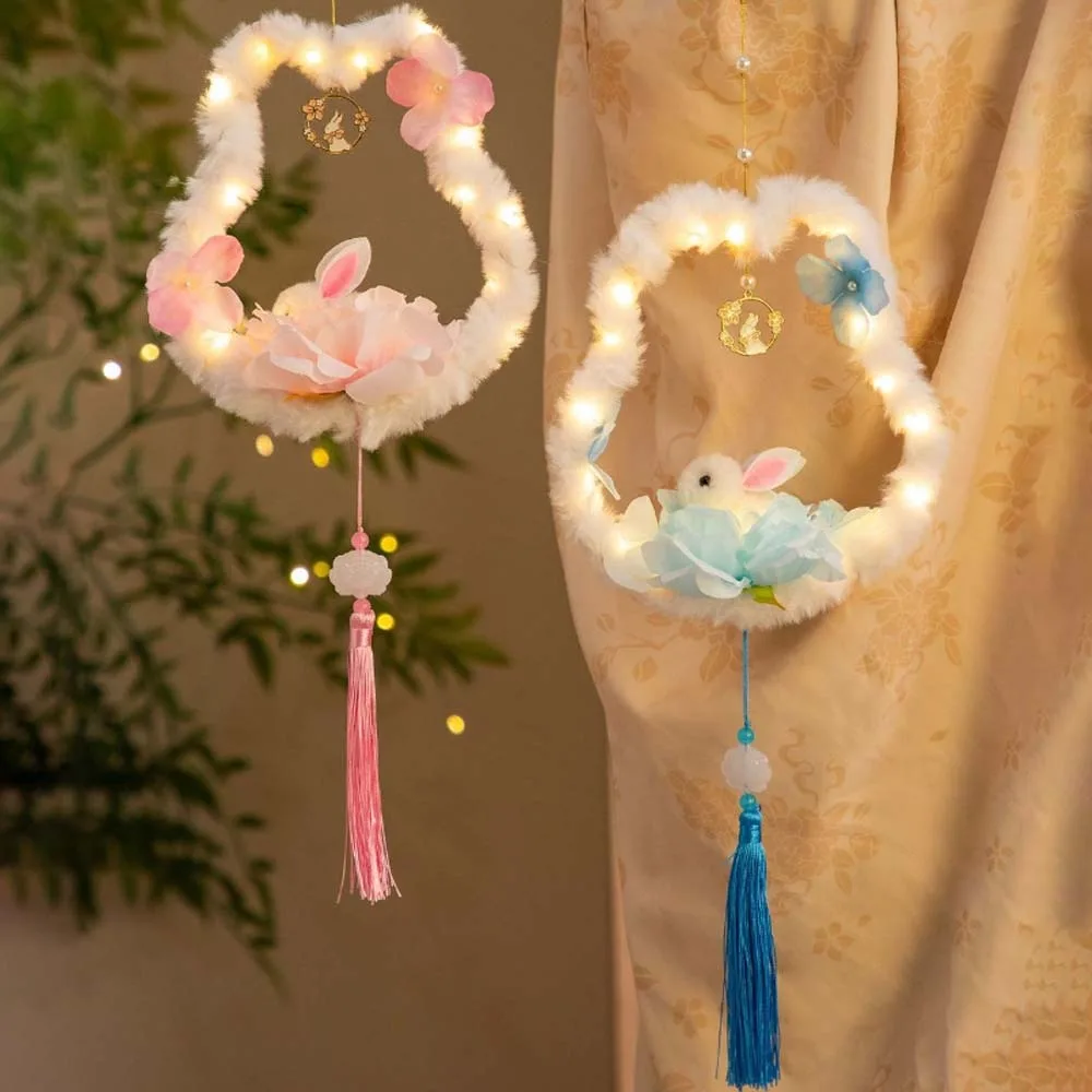 DIY Material Bag Children's Rabbit Lantern Chinese Style Moon Mid-Autumn Festival Lamp Luminous Intangible Cultural
DIY Material Bag Children's Rabbit Lantern Chinese Style Moon Mid-Autumn Festival Lamp Luminous Intangible Cultural