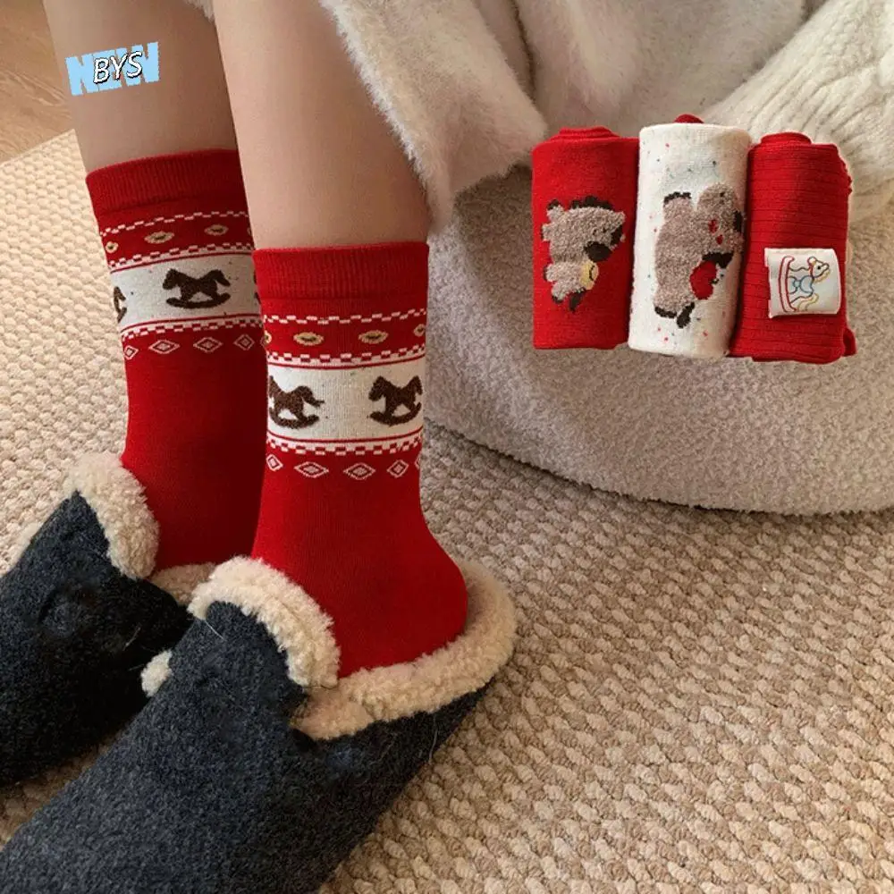Ruffle Horse Red Socks Cartoon Chinese Style New Year Red Socks Hosiery Mid-calf 2026 Spring Festival Socks Streetwear
Ruffle Horse Red Socks Cartoon Chinese Style New Year Red Socks Hosiery Mid-calf 2026 Spring Festival Socks Streetwear