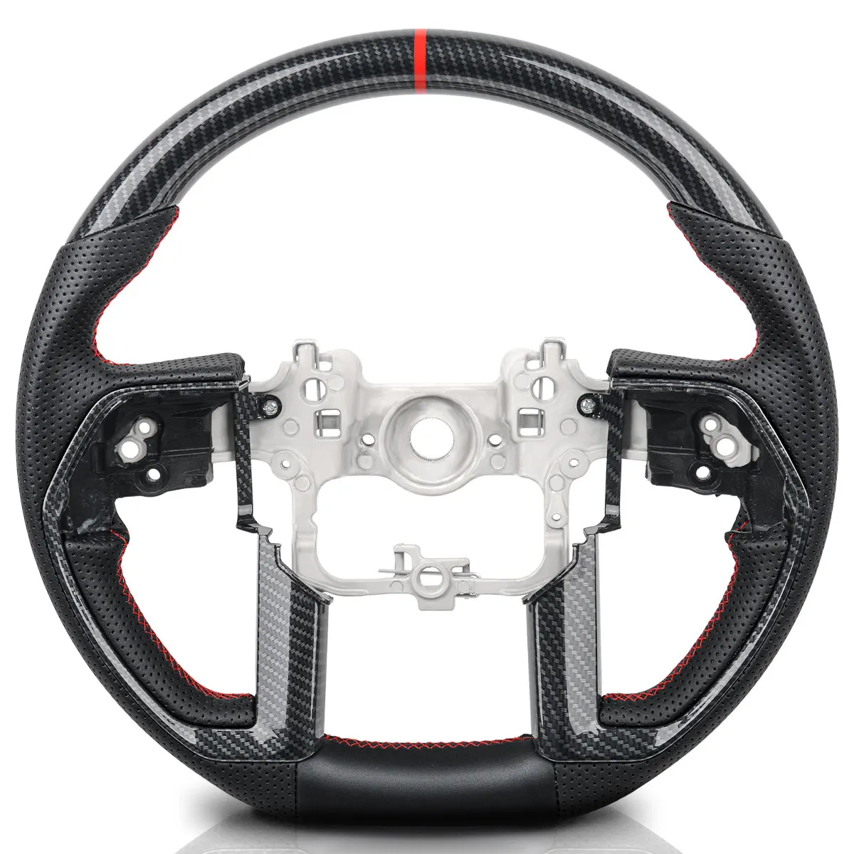 Hydro-Dip Carbon Fiber Steering Wheel For Toyota Tundra 2023+ Tacoma 4th 2024+ Sequoia 2023+ 4Runner 6th 2025+ Racing Wheel
Hydro-Dip Carbon Fiber Steering Wheel For Toyota Tundra 2023+ Tacoma 4th 2024+ Sequoia 2023+ 4Runner 6th 2025+ Racing Wheel