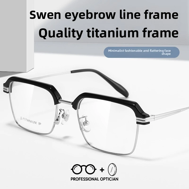 Simple Business Ultralight Myopia Glasses Frame Fashion Versatile Face Shaping Prescription Glasses Men Oculos Masculino De Grau
Simple Business Ultralight Myopia Glasses Frame Fashion Versatile Face Shaping Prescription Glasses Men Oculos Masculino De Grau