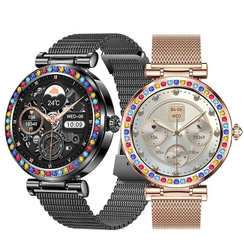 Gaines Fashion Women Diamonds Smart Watch CF30 Bluetooth Call Health Monitoring Sports Fitness Tracking Lady Smartwatch
Gaines Fashion Women Diamonds Smart Watch CF30 Bluetooth Call Health Monitoring Sports Fitness Tracking Lady Smartwatch