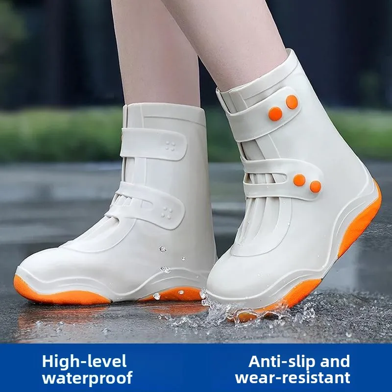 Waterproof Thickened High-Tube Silicone Rain Boot Covers for Men And Women Non-Slip Reusable Home Daily Use Shoe Covers
Waterproof Thickened High-Tube Silicone Rain Boot Covers for Men And Women Non-Slip Reusable Home Daily Use Shoe Covers