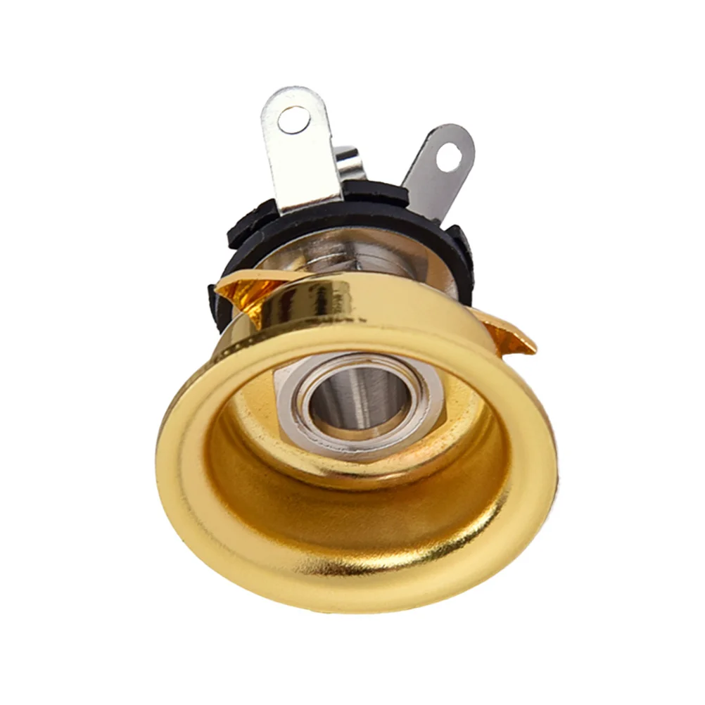 1Pcs Guitar Jack Socket Connector 1 4 Inch 6.35mm Output Plug Electric Bass Guitar Replacement Chrome Nut Golden
1Pcs Guitar Jack Socket Connector 1 4 Inch 6.35mm Output Plug Electric Bass Guitar Replacement Chrome Nut Golden