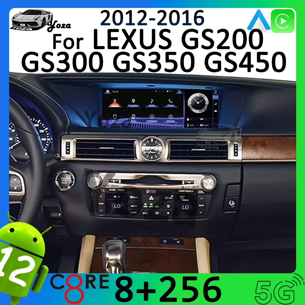 Автомагнитола Yoza Carplay для Lexus GS GS200 GS300 450 2012-2016Android11, сенсорный экран, мультимедийный плеер, навигация, Wi-Fi, подарочные инструменты
Автомагнитола Yoza Carplay для Lexus GS GS200 GS300 450 2012-2016Android11, сенсорный экран, мультимедийный плеер, навигация, Wi-Fi, подарочные инструменты