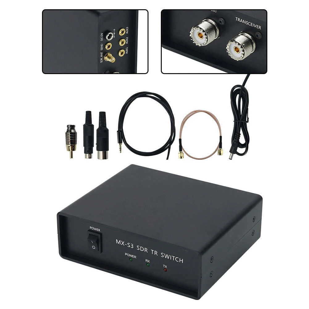MX-S3 Переключатель радиоприемника/саб-приемник 200 Вт, совместимый с приемниками FT-891/FT818/IC7100
MX-S3 Переключатель радиоприемника/саб-приемник 200 Вт, совместимый с приемниками FT-891/FT818/IC7100