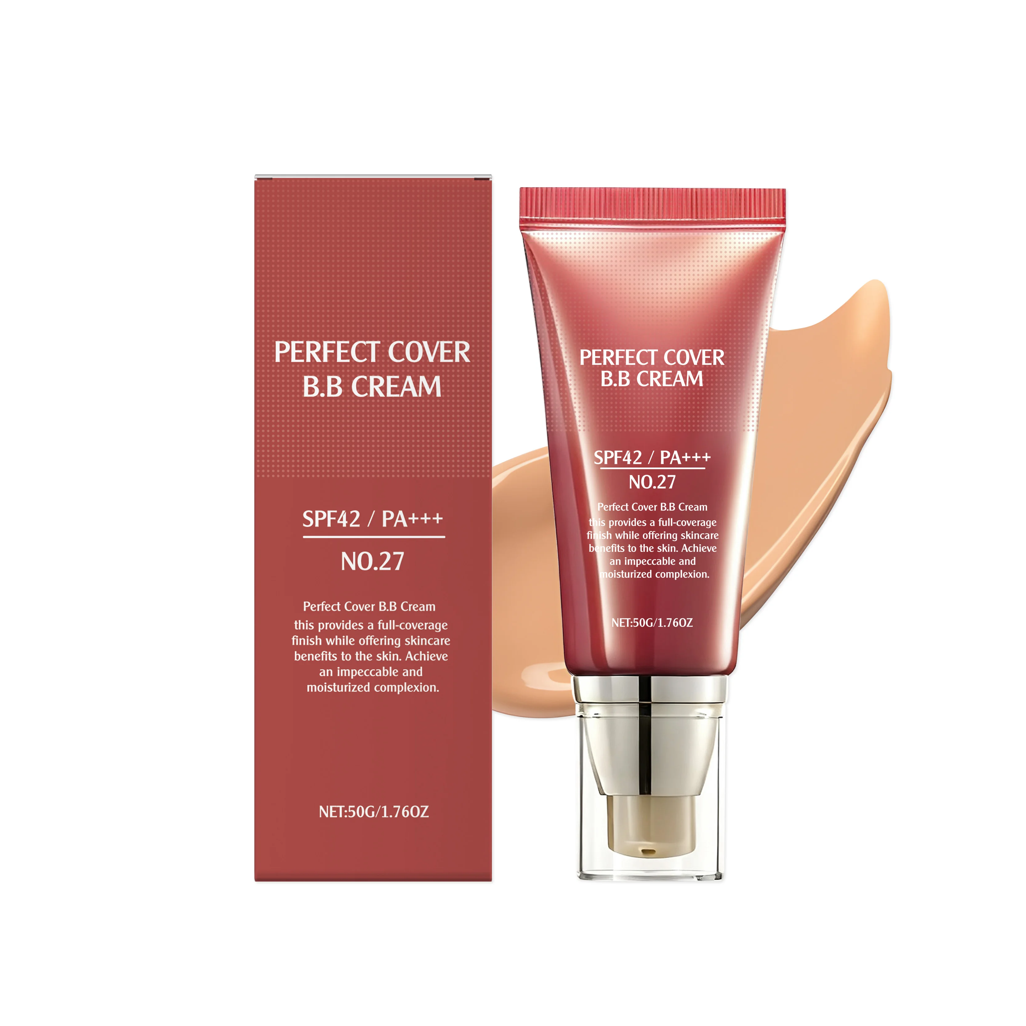 The Light Coffee-Colored Soft Skin Concealing Bb Cream Is Naturally Light, Thin, And Adheres Well. It Is Suitable For Both Oily And Dry Skin, Providing Long-Lasting Moisture And A Clear Glow
The Light Coffee-Colored Soft Skin Concealing Bb Cream Is Naturally Light, Thin, And Adheres Well. It Is Suitable For Both Oily And Dry Skin, Providing Long-Lasting Moisture And A Clear Glow