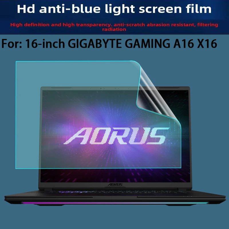 For GIGABYTE GAMING A16 X16 16-inch screen film AORUS ELITE 16 16X laptop tempered film anti-blue light film matte film
For GIGABYTE GAMING A16 X16 16-inch screen film AORUS ELITE 16 16X laptop tempered film anti-blue light film matte film