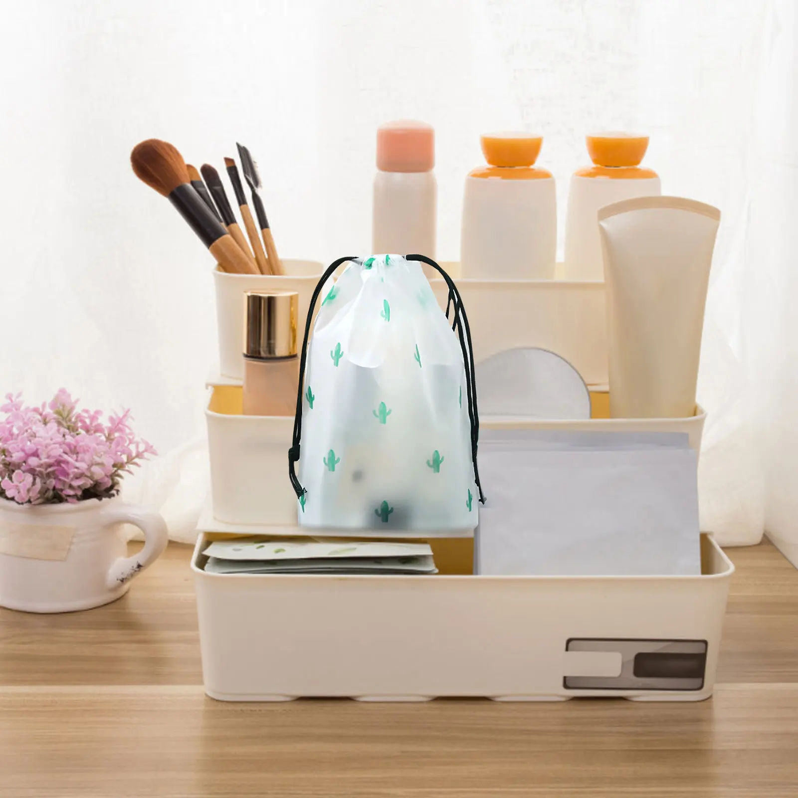 9pcs Storage Bags 16x20 18x25 20x30 Cactus Heart Flower Transparent Drawstring Laundry Bag Travel Pouch Suitcase Organizer
9pcs Storage Bags 16x20 18x25 20x30 Cactus Heart Flower Transparent Drawstring Laundry Bag Travel Pouch Suitcase Organizer