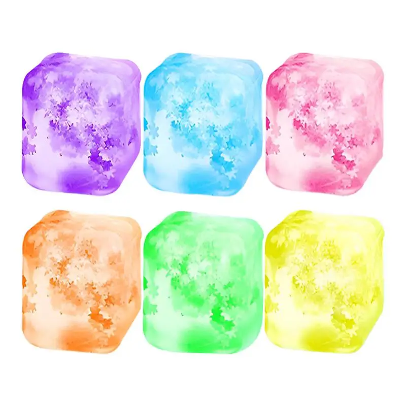 6pcs Stress Relief Toy Creative Soft Squeeze Stretch Toy Ice Cube Stress Balls For Adults Stress Relief
6pcs Stress Relief Toy Creative Soft Squeeze Stretch Toy Ice Cube Stress Balls For Adults Stress Relief