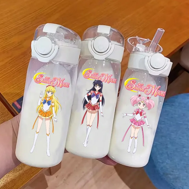 400ML Sailors Moons Transparent Water Cup Girl Cartoon Anime Water Bottle Fashion Large Capacity Leak Proof Plastic Bottles Gift
400ML Sailors Moons Transparent Water Cup Girl Cartoon Anime Water Bottle Fashion Large Capacity Leak Proof Plastic Bottles Gift