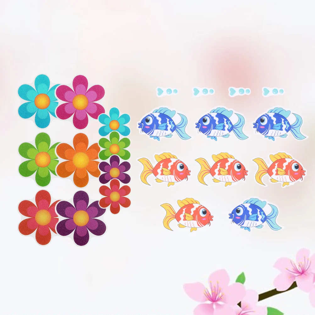 18pcs Anti-Slip Stickers Colorful Fish Flower Design For Bathtub Bathroom Floor Self-Adhesive Safety Decals Home
18pcs Anti-Slip Stickers Colorful Fish Flower Design For Bathtub Bathroom Floor Self-Adhesive Safety Decals Home