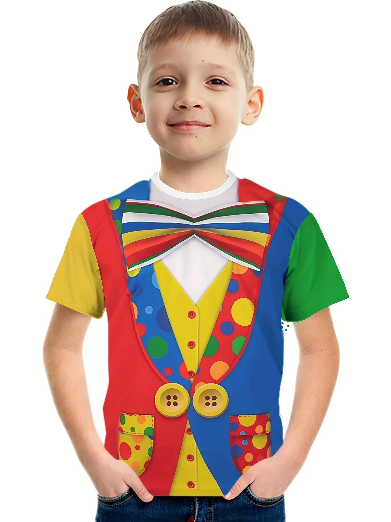 Children's Clothing Boys Tshirt Short Sleeve Creative Funny 3D Print Kids Summer Clothes Casual Round Neck Girls Clothes Tops
Children's Clothing Boys Tshirt Short Sleeve Creative Funny 3D Print Kids Summer Clothes Casual Round Neck Girls Clothes Tops