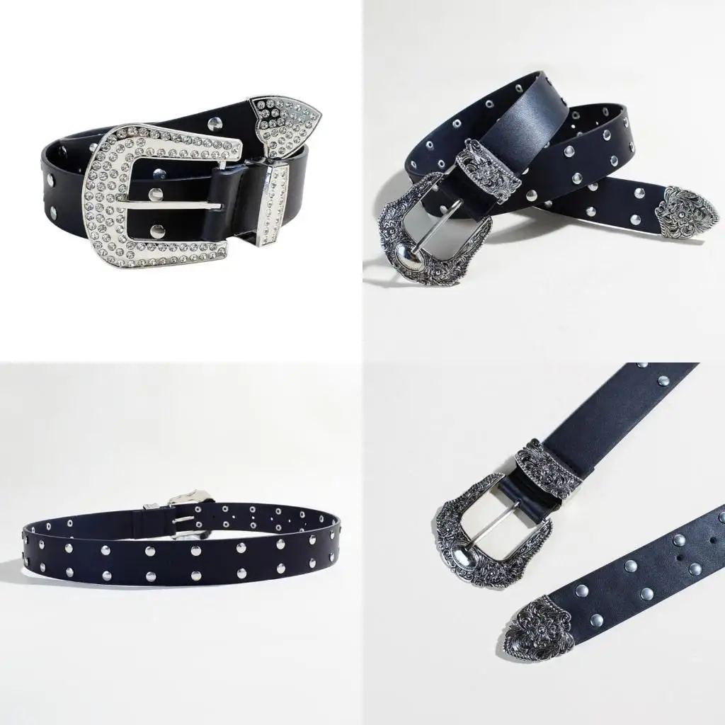 652F Blingbling Rhinestones Waist Belt Studded Buckle Waist Costumes Rhinestones Heavy Duty for Jeans Pants
652F Blingbling Rhinestones Waist Belt Studded Buckle Waist Costumes Rhinestones Heavy Duty for Jeans Pants
