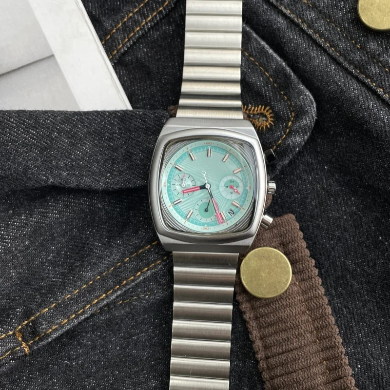 CILOA sports square green watch men's brand authentic new trend fashion high quality light luxury quartz watch CILOA sports square green watch men's brand authentic new trend fashion high quality light luxury quartz watch
