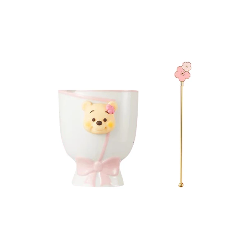 MINISO Disney cherry blossom season series flower-holding ceramic cup 400mL Winnie family with stirring stick
MINISO Disney cherry blossom season series flower-holding ceramic cup 400mL Winnie family with stirring stick