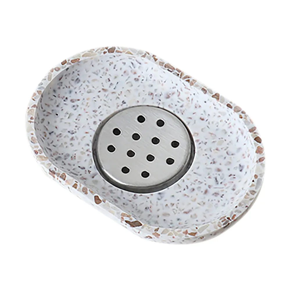 Modern Bathroom Soap Dish Holder with Efficient Drainage System Sleek Countertop Tray for Bar Soap Kitchen Or Shower Use
Modern Bathroom Soap Dish Holder with Efficient Drainage System Sleek Countertop Tray for Bar Soap Kitchen Or Shower Use