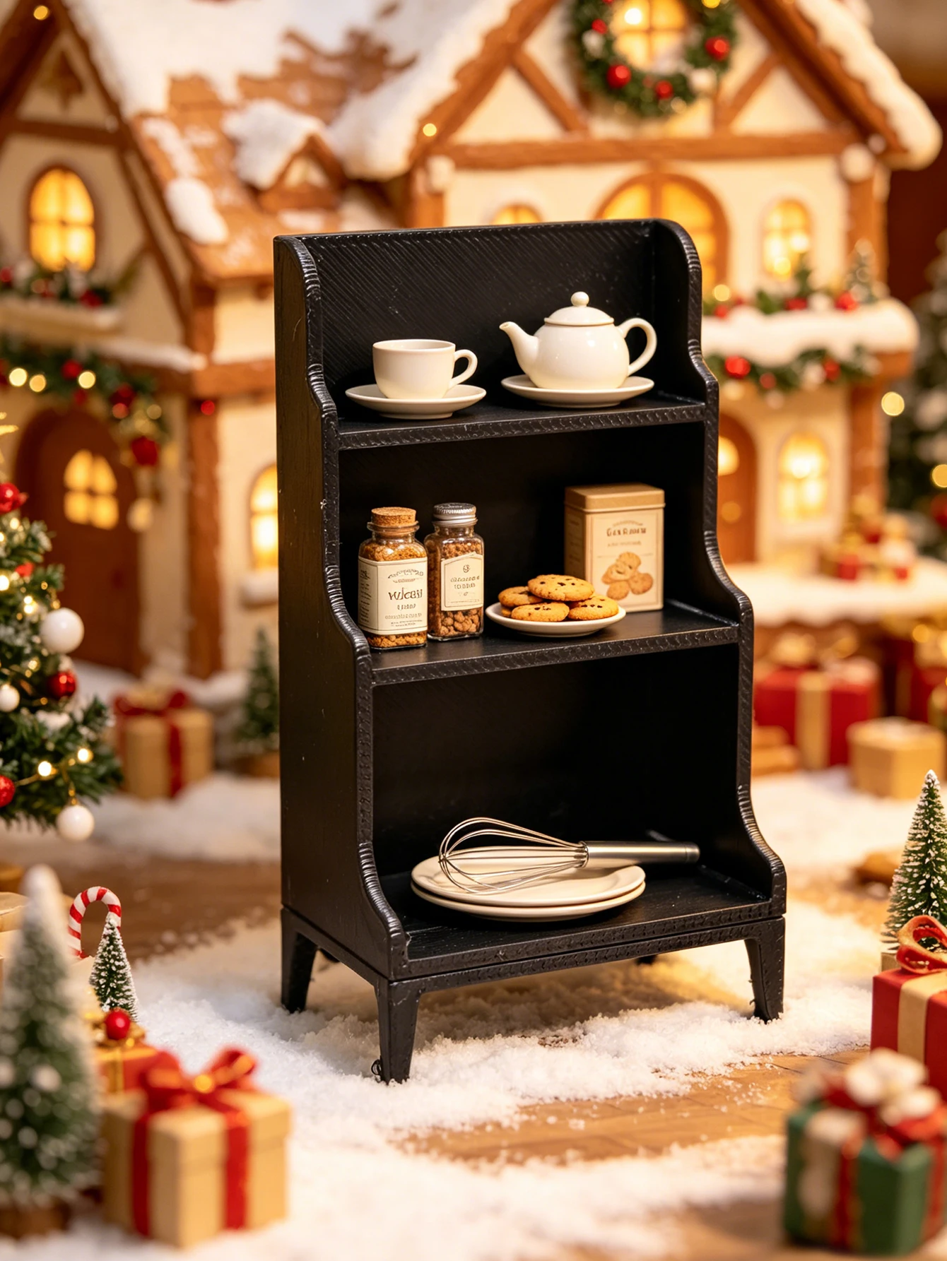 Miniature Three-Tier Bookshelf, Storage Cabinet, Kitchen Sideboard, Suitable for Dollhouse Model House Accessories Decoration, Photography Props, Micro-Landscape Ornaments, Miniatures Decoration, Small Gifts, Giveaways, Home Decor Items
Miniature Three-Tier Bookshelf, Storage Cabinet, Kitchen Sideboard, Suitable for Dollhouse Model House Accessories Decoration, Photography Props, Micro-Landscape Ornaments, Miniatures Decoration, Small Gifts, Giveaways, Home Decor Items