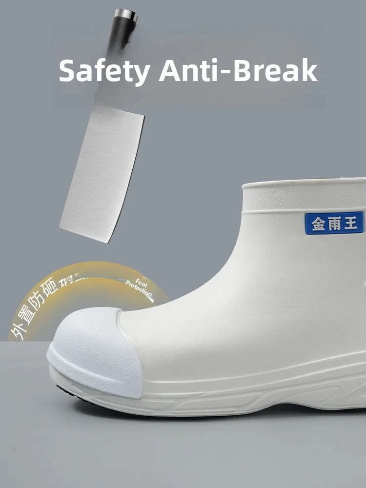 Белые пищевые сапоги Thiened EVA, противоскользящие водонепроницаемые резиновые сапоги для шеф-повара Work oes для пищевых продуктов, специальное использование, весна-осень, резиновая подошва
Белые пищевые сапоги Thiened EVA, противоскользящие водонепроницаемые резиновые сапоги для шеф-повара Work oes для пищевых продуктов, специальное использование, весна-осень, резиновая подошва