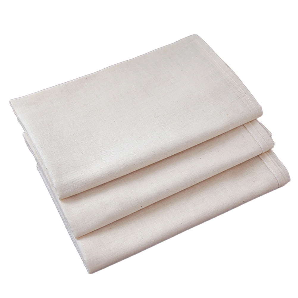 3 Pcs Filter Cloth Cotton Fabric Cheesecloth for Strainer Tofu Bun Fine Reusable Non Stick Easy Clean Wide Tolerance Squeezing
3 Pcs Filter Cloth Cotton Fabric Cheesecloth for Strainer Tofu Bun Fine Reusable Non Stick Easy Clean Wide Tolerance Squeezing