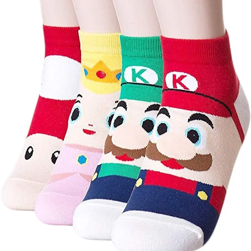 Super Mario Bros Socks Anime Game Peripherals Cosplay Accessories Sports Socks Boys Girls Holiday Gifts Children's Toys
Super Mario Bros Socks Anime Game Peripherals Cosplay Accessories Sports Socks Boys Girls Holiday Gifts Children's Toys