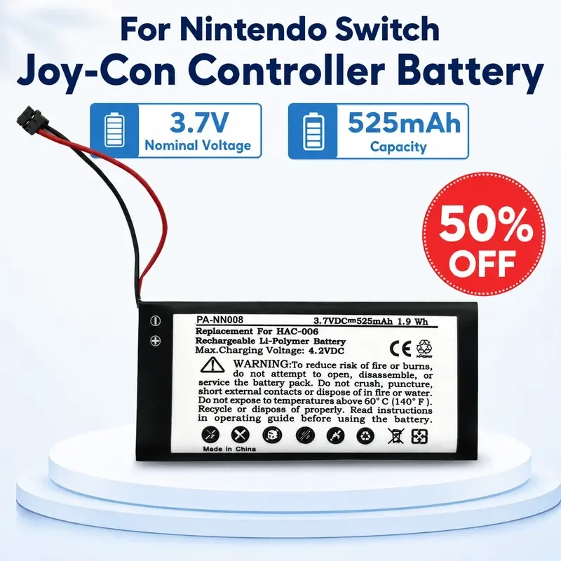 For Nintendo Switch Joy-Con Gamepad Battery HAC-006
For Nintendo Switch Joy-Con Gamepad Battery HAC-006