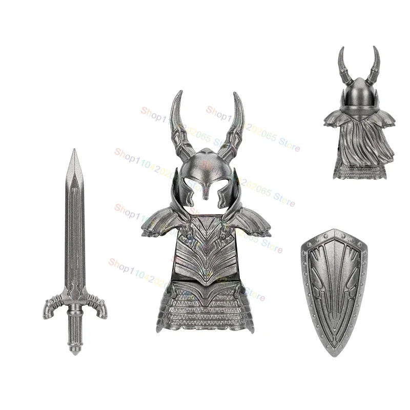 Black Knight Silver Knight MOC Ancient Knight Military Weapons Accesories Helmet Armor Building Blocks Kid Toy Gifts HN570 HN571
Black Knight Silver Knight MOC Ancient Knight Military Weapons Accesories Helmet Armor Building Blocks Kid Toy Gifts HN570 HN571