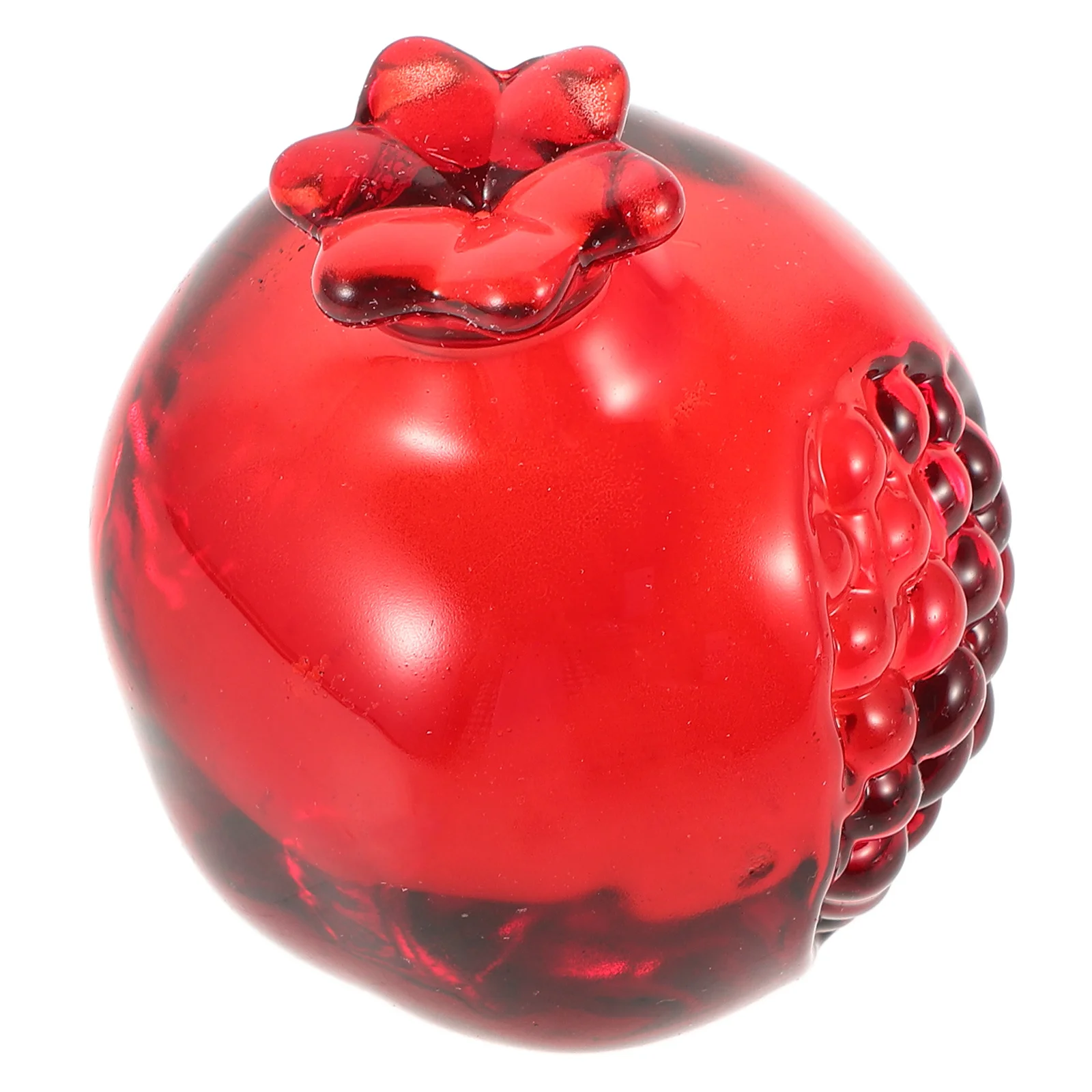Mini Realistic Glass Pomegranate Ornament Elegant Desktop Glass Craft for Kitchen Living Room Decoration Decorative Decor 
Mini Realistic Glass Pomegranate Ornament Elegant Desktop Glass Craft for Kitchen Living Room Decoration Decorative Decor