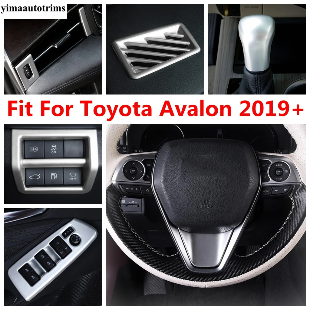 Side Air AC Vent Outlet / Window Lift / Steering Wheel / Gear Shift Head Cover Trim Accessories For Toyota Avalon 2019 - 2023
Side Air AC Vent Outlet / Window Lift / Steering Wheel / Gear Shift Head Cover Trim Accessories For Toyota Avalon 2019 - 2023