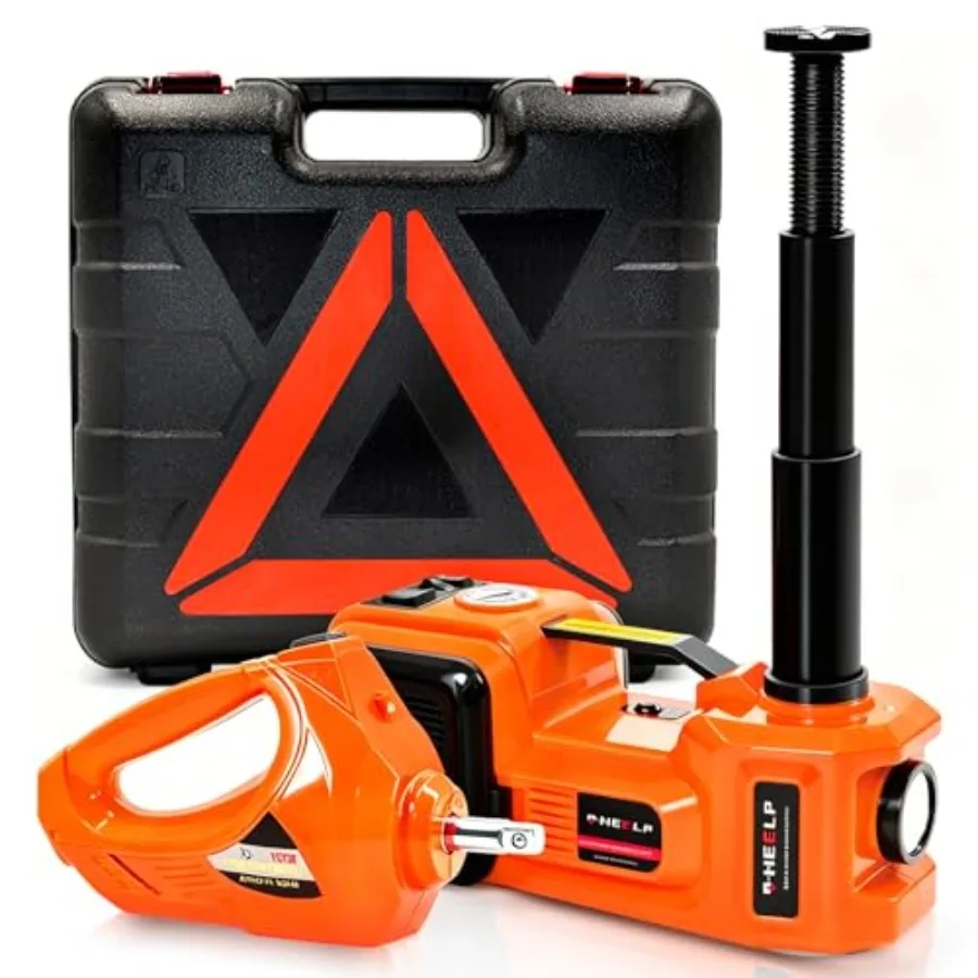 Electric Car Jack Kit for SUV MPV Sedan Truck Garage Repair: 5Ton 12V Hydraulic Jack 6.117.7 inch lift with Impact Wrench, Stee
Electric Car Jack Kit for SUV MPV Sedan Truck Garage Repair: 5Ton 12V Hydraulic Jack 6.117.7 inch lift with Impact Wrench, Stee