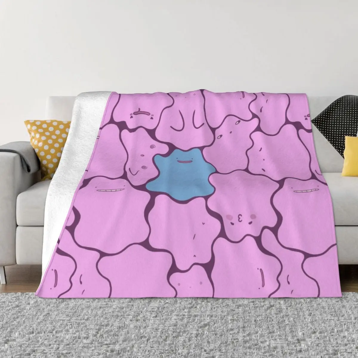Ditto Pattern Shiny Throw Blanket valentine gift ideas manga Loose Soft Plush Plaid Blankets
Ditto Pattern Shiny Throw Blanket valentine gift ideas manga Loose Soft Plush Plaid Blankets