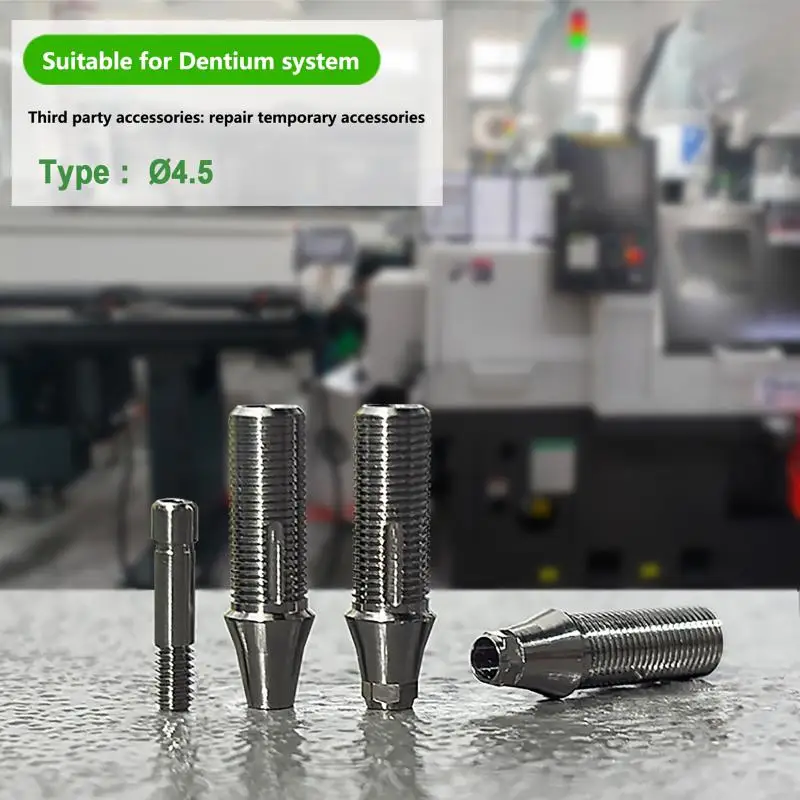 Durability Focused Dentium System Hex Non-hex Ti-base Temporary Abutment for Dental Implants
Durability Focused Dentium System Hex Non-hex Ti-base Temporary Abutment for Dental Implants