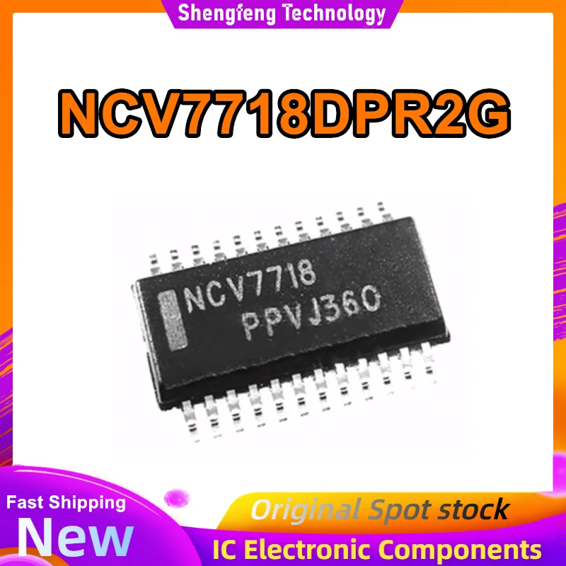 10PCS NCV7718 NCV7718DPR2G SSOP-24 IC Chip 100% New Original in stock
10PCS NCV7718 NCV7718DPR2G SSOP-24 IC Chip 100% New Original in stock