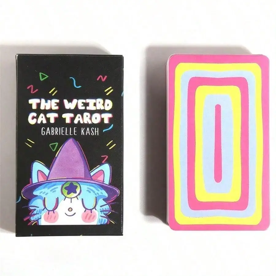 Колода карт «Странный кот» для гадания, игры для вечеринок 
Колода карт «Странный кот» для гадания, игры для вечеринок