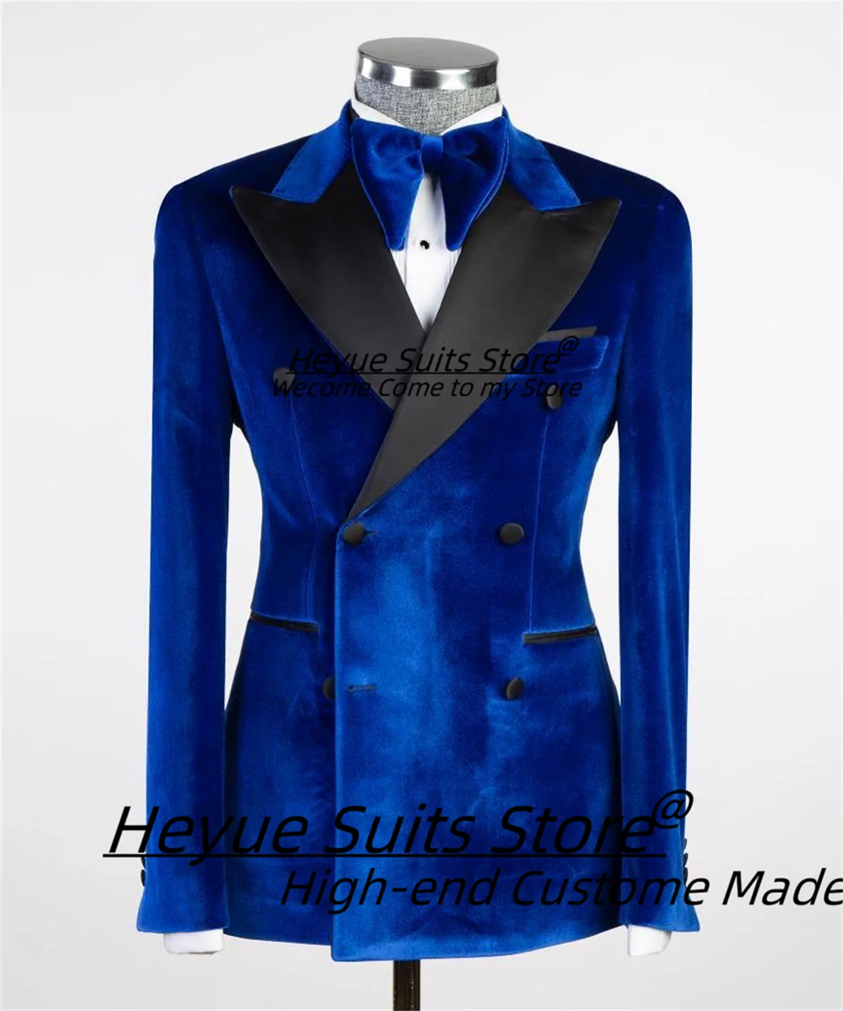 Elegant Luxuly Velvet Men Suits Customized Slim Fit Double Breasted Groom Wedding Tuxedos2Pcs Sets Male Prom Blazers Ropa Hombre
Elegant Luxuly Velvet Men Suits Customized Slim Fit Double Breasted Groom Wedding Tuxedos2Pcs Sets Male Prom Blazers Ropa Hombre