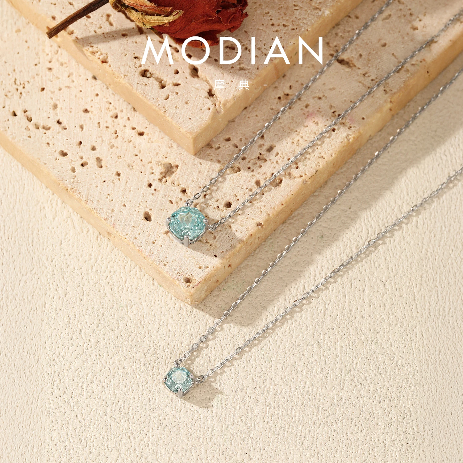 MODIAN 925 Sterling Silver Charming Octagon Sea Blue Rose Cut CZ Pendant Necklace For Women Hypoallergenic Jewelry Gifts
MODIAN 925 Sterling Silver Charming Octagon Sea Blue Rose Cut CZ Pendant Necklace For Women Hypoallergenic Jewelry Gifts