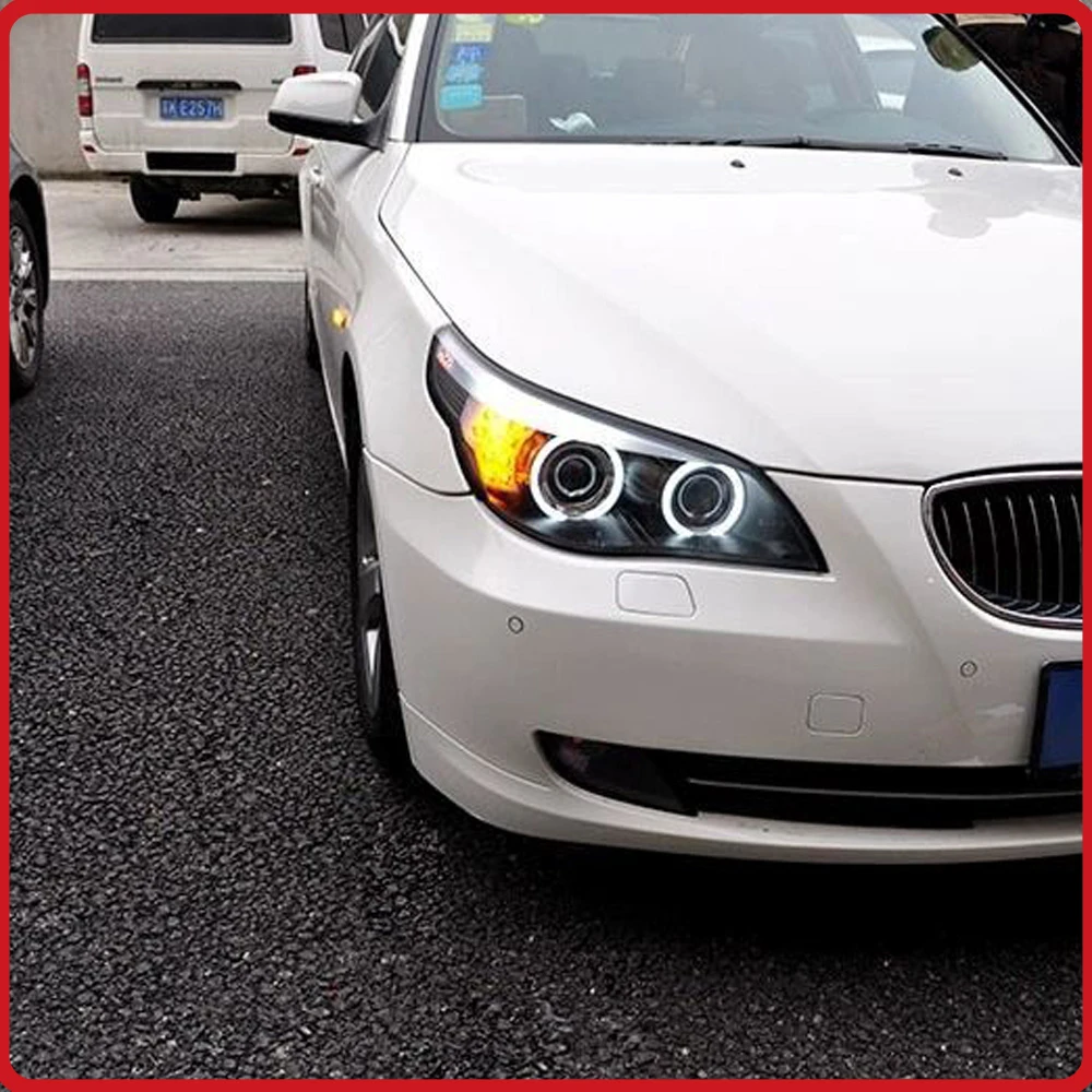 Для BMW 5 серии E60 2003-2010: Комплект фар с LED-линзами, улучшенными указателями поворота, функцией Plug and Play, высокое качество
Для BMW 5 серии E60 2003-2010: Комплект фар с LED-линзами, улучшенными указателями поворота, функцией Plug and Play, высокое качество