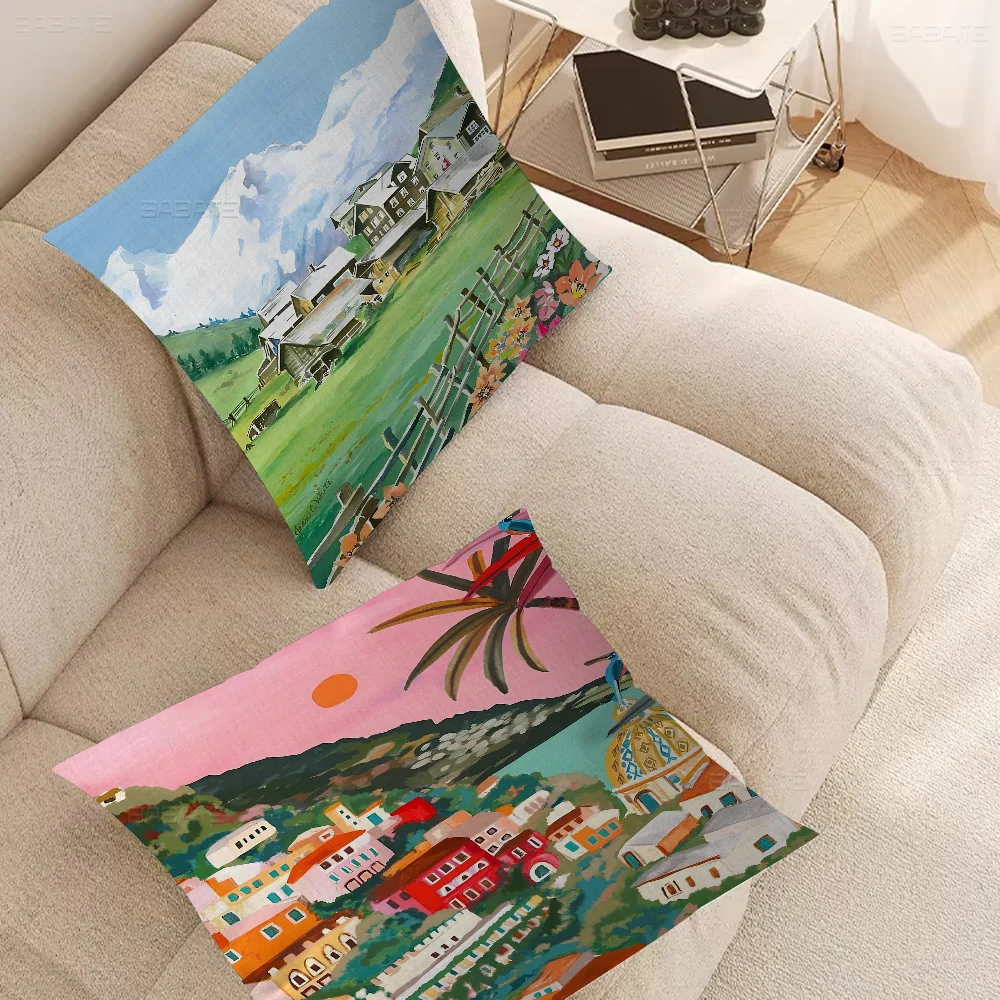 Abstract Famous City Landscape Pillowcase Toon Gift Cushion Cover Bedroom Home Sofa Chair Seat Decor Pillow Case
Abstract Famous City Landscape Pillowcase Toon Gift Cushion Cover Bedroom Home Sofa Chair Seat Decor Pillow Case