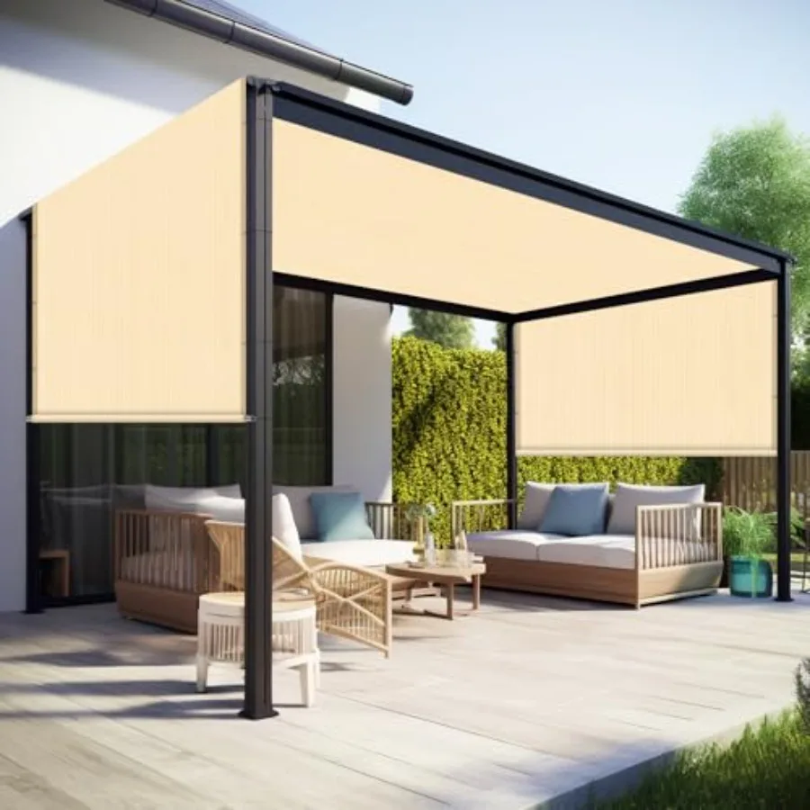 6' W x 16' L Pergola Shade Cover Pergola Replacement Canopy Privacy Screen with Grommets and Stainless Steel Weighted Rods for
6' W x 16' L Pergola Shade Cover Pergola Replacement Canopy Privacy Screen with Grommets and Stainless Steel Weighted Rods for
