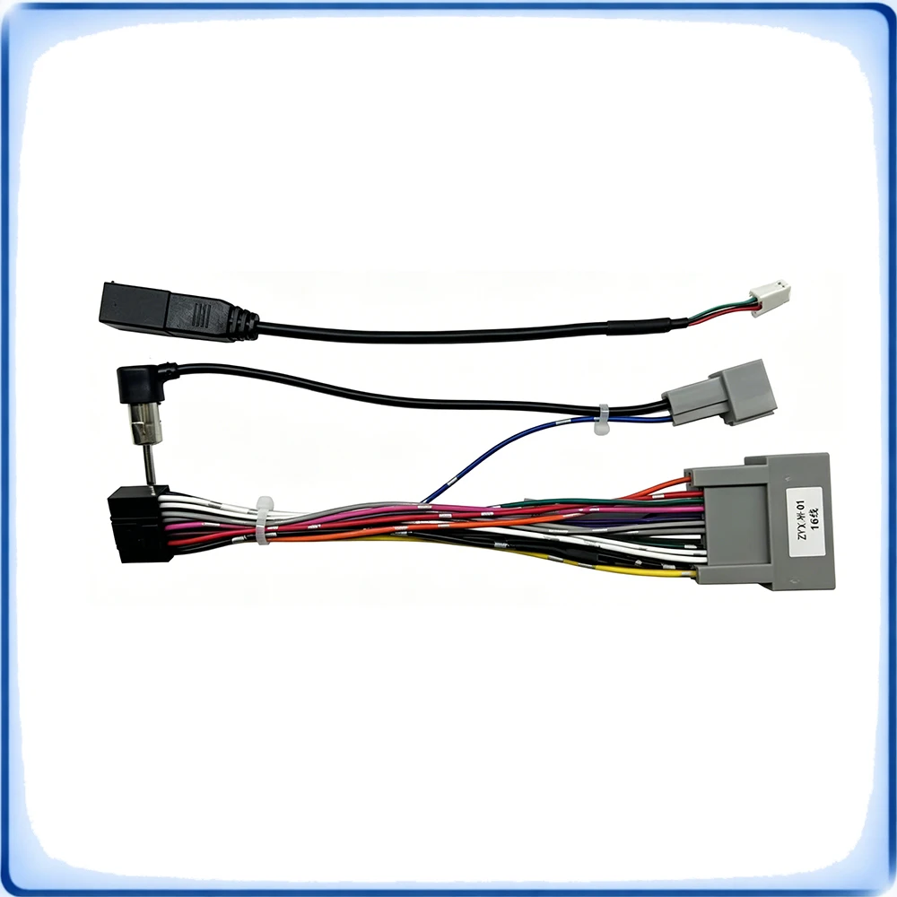 16-Pin Radio Wiring Harness Plug to 24-Pin Head Unit Audio Connector Cable Adapter, Fits Honda CRV Accord Fit CRZ Pilot Insight
16-Pin Radio Wiring Harness Plug to 24-Pin Head Unit Audio Connector Cable Adapter, Fits Honda CRV Accord Fit CRZ Pilot Insight