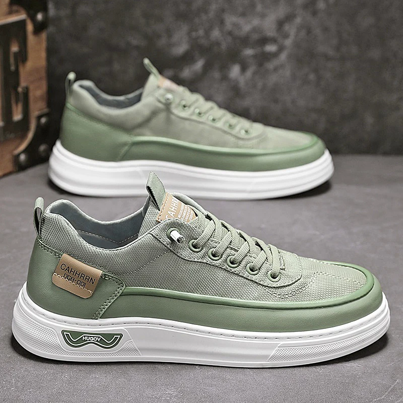 Classic Men Skate Sneakers Wear Resistant Outsole Light Soft Upper Daily Street Walking Casual Flat Footwear For Young AdultMale
Classic Men Skate Sneakers Wear Resistant Outsole Light Soft Upper Daily Street Walking Casual Flat Footwear For Young AdultMale