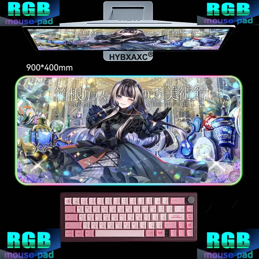 Anime Girl Desk Mat Juufuutei Raden RGB Mouse Pad PC Cabinet Pad E-Sports Carpet Rug Gaming Accessories Gamer Keyboard Tablemat
Anime Girl Desk Mat Juufuutei Raden RGB Mouse Pad PC Cabinet Pad E-Sports Carpet Rug Gaming Accessories Gamer Keyboard Tablemat