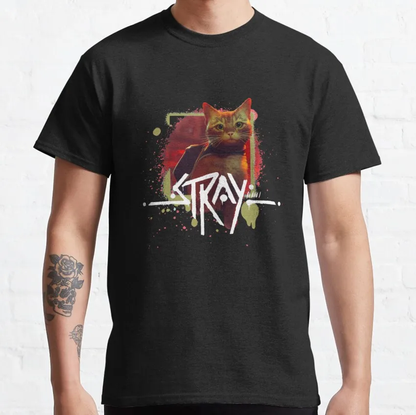 Cat Stray Game clothing ps4 Gift for cat lover graphic shirt 100% Cotton Plus size t shirt for men Graphic Printed 4XL 5XL 6XL
Cat Stray Game clothing ps4 Gift for cat lover graphic shirt 100% Cotton Plus size t shirt for men Graphic Printed 4XL 5XL 6XL