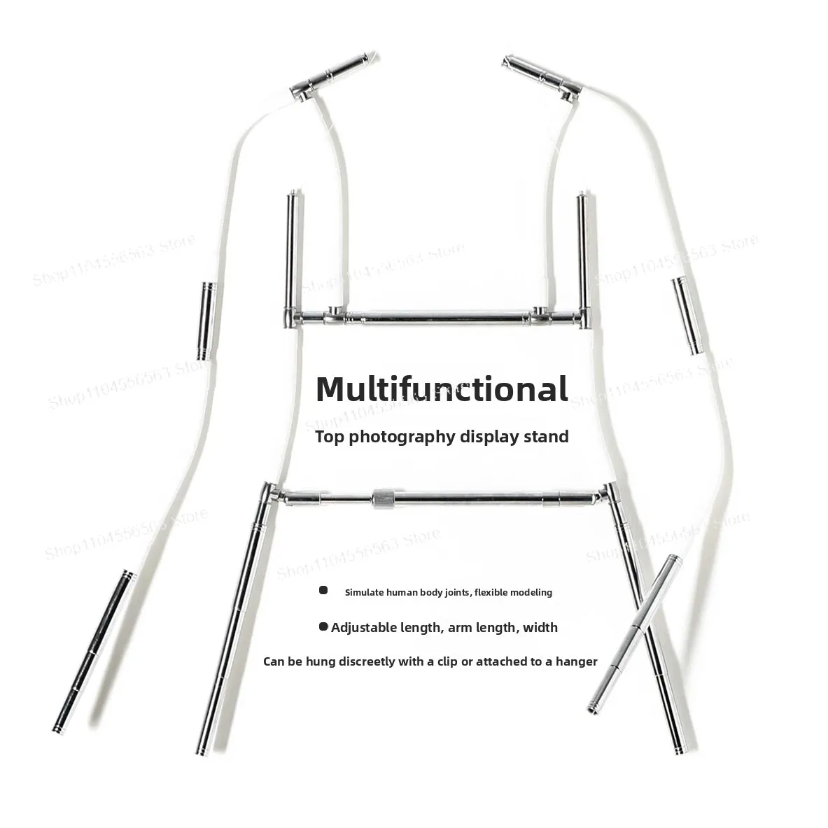 Invisible Adjustable Mannequin Hanger for Clothing Photography, Stretching Dummy Display Stand for E-commerce Photography
Invisible Adjustable Mannequin Hanger for Clothing Photography, Stretching Dummy Display Stand for E-commerce Photography