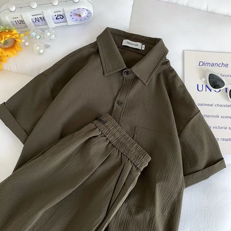 plus Size Cotton Linen Set Men's Summer Texture Short Sleeve Shirt Five-Point Casual Shorts Two-Piece Set Comfortable Breathable
plus Size Cotton Linen Set Men's Summer Texture Short Sleeve Shirt Five-Point Casual Shorts Two-Piece Set Comfortable Breathable