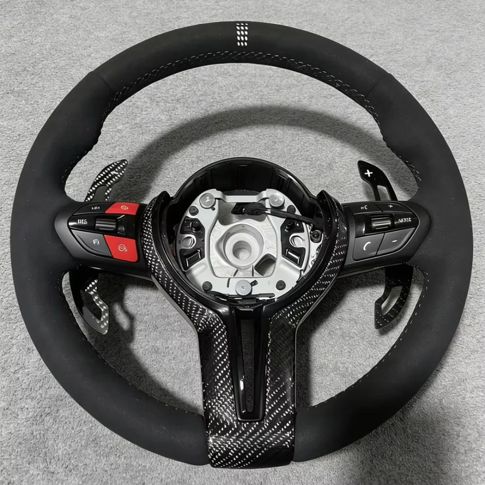 M Upgraded Steering Wheel F10 F12 F30 F32 F34 F45 F22 F39 F15 F16 F25 F26 M3 M5 M6 M Sport Suede Carbon Fiber For BMW F30
M Upgraded Steering Wheel F10 F12 F30 F32 F34 F45 F22 F39 F15 F16 F25 F26 M3 M5 M6 M Sport Suede Carbon Fiber For BMW F30