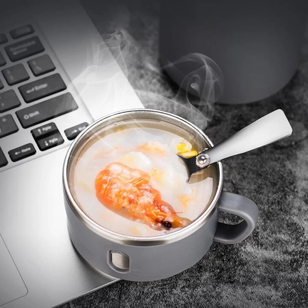 1pc Stainless Steel Insulated Food Jar Leakproof Lunch Box Portable Handle Heat Insulation Soup Container Bento Food Storage 
1pc Stainless Steel Insulated Food Jar Leakproof Lunch Box Portable Handle Heat Insulation Soup Container Bento Food Storage