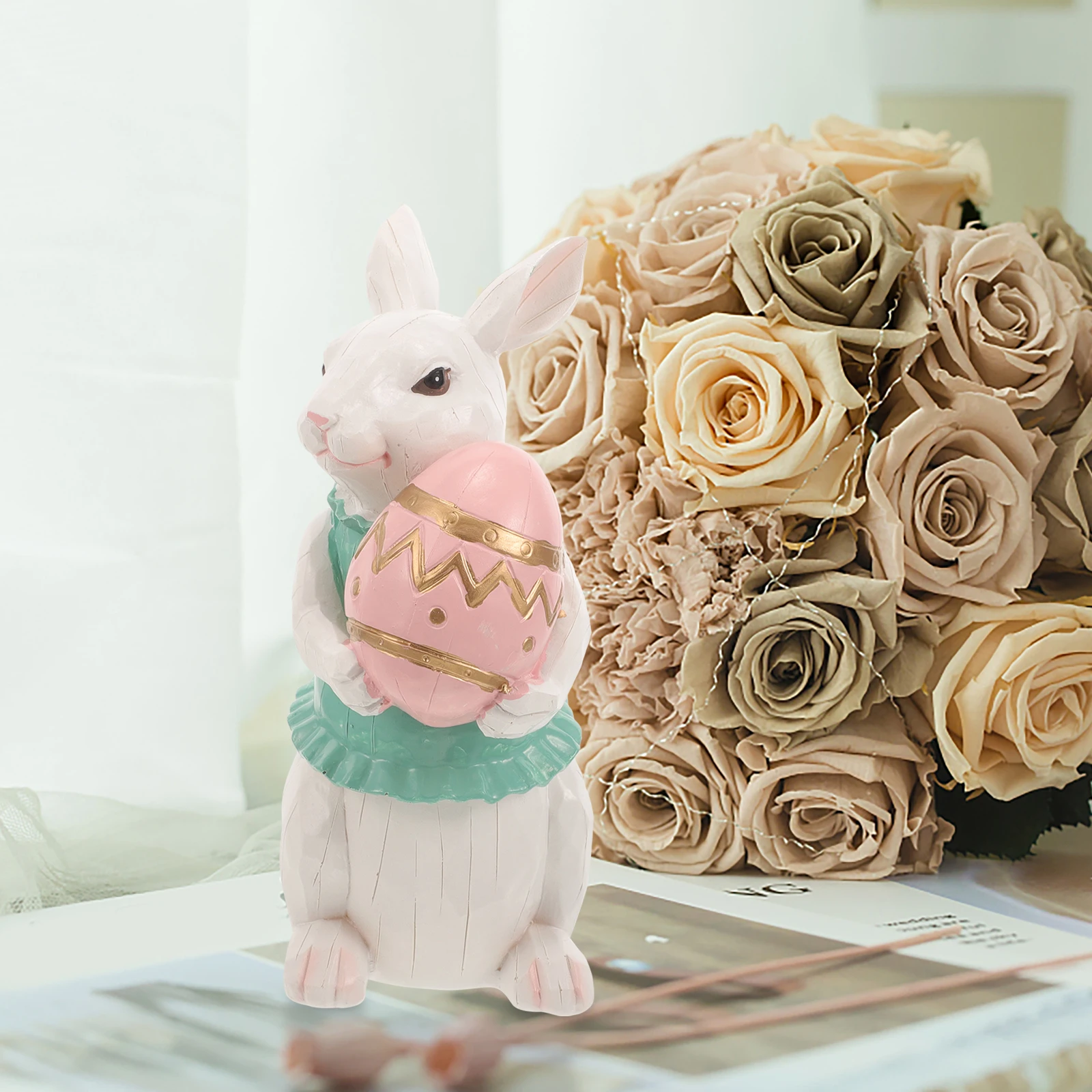 Small Rabbit Easter Resin Bunny Ornament For Home Car Desk Decor Creative Miniature Craft Micro Landscape Decoration
Small Rabbit Easter Resin Bunny Ornament For Home Car Desk Decor Creative Miniature Craft Micro Landscape Decoration