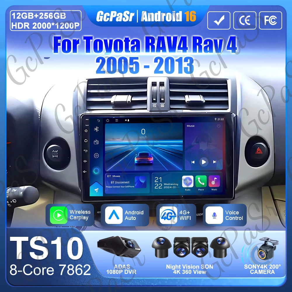 Android Auto No 2din For Toyota RAV4 Rav 4 2005 - 2013 GPS Navigation Car Radio Carplay Video Automotive Multimedia Autoradio 2k
Android Auto No 2din For Toyota RAV4 Rav 4 2005 - 2013 GPS Navigation Car Radio Carplay Video Automotive Multimedia Autoradio 2k