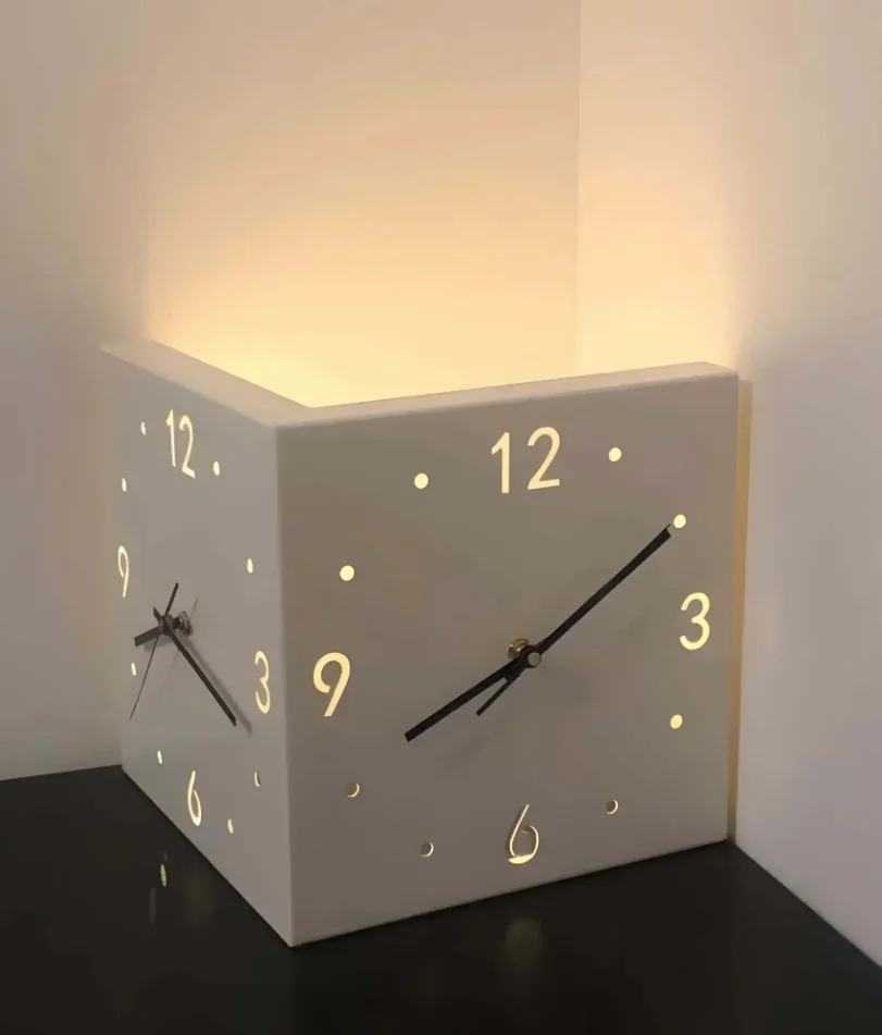 Corner Modern Wall Clock, Stylish Double-sided Luminous Wall Clock, Sensor Luminous Corner Wall Clock, Mute Wall Clock
Corner Modern Wall Clock, Stylish Double-sided Luminous Wall Clock, Sensor Luminous Corner Wall Clock, Mute Wall Clock